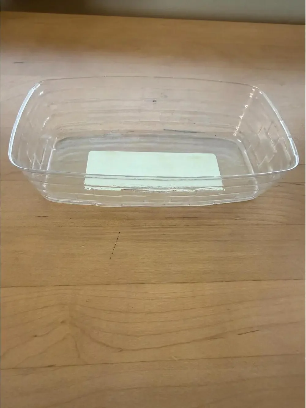 Longaberger Basket Clear Plastic Protector #40843 Small Loaf 7.5L x 4.75W x 2.5H